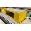 Image 2 : HEAVY DUTY STEEL WORK TABLE - APPROX. 120" ACROSS X 45" WIDE X 39" HIGH