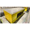 Image 3 : HEAVY DUTY STEEL WORK TABLE - APPROX. 120" ACROSS X 45" WIDE X 39" HIGH