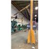 Image 3 : 1000 LBS. CAPACITY SWING ARM JIB CRANE - APPROX. 15FT HIGH WITH 16FT ARM