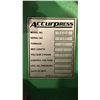 Image 8 : ACCURPRESS MODEL 7606 INDUSTRIAL STEEL BRAKE - 60 TON CAPACITY, BED LENGTH 6FT