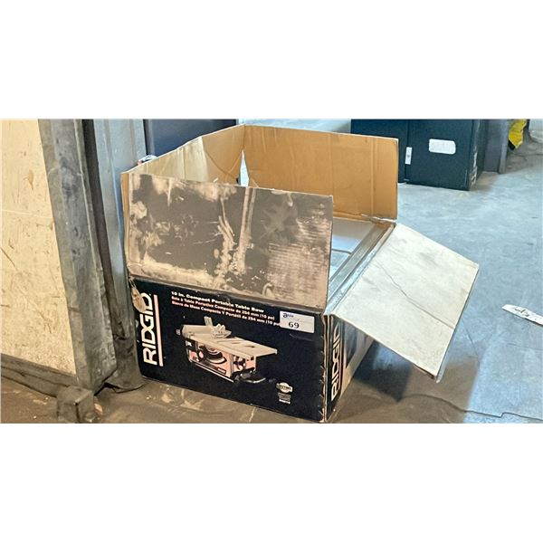 RIDGID 10" COMPACT PORTABLE TABLE SAW