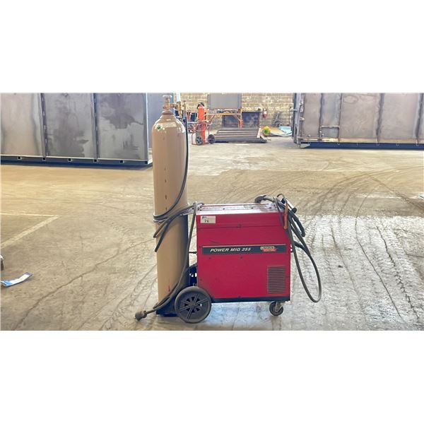 LINCOLN ELECTRIC POWER MIG 255 WELDER *TANK NOT INCLUDED*