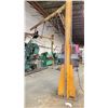 Image 3 : 1000 LBS. CAPACITY SWING ARM JIB CRANE - APPROX. 15FT HIGH WITH 16FT ARM