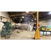 Image 2 : 1000 LBS. CAPACITY SWING ARM JIB CRANE - APPROX. 15FT HIGH WITH 16FT ARM