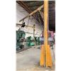 Image 3 : 1000 LBS. CAPACITY SWING ARM JIB CRANE - APPROX. 15FT HIGH WITH 16FT ARM