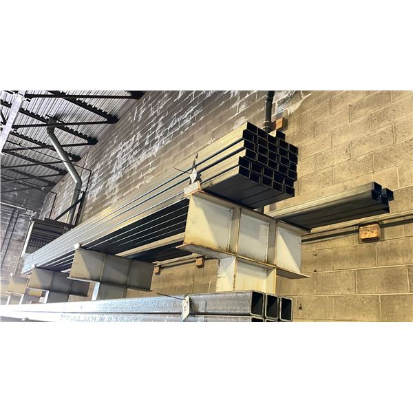 STEEL FABRICATING MATERIAL - APPROX. 30 PCS (20 FT LENGTHS X 2" X 3") AND (4) 18FT LENGTHS 2" X 3"