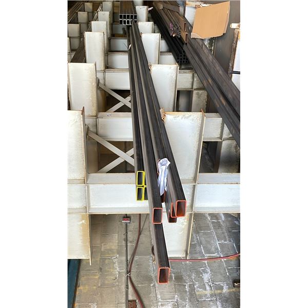 STEEL FABRICATING MATERIAL - APPROX/ (12) 30FT X 2" X 3"
