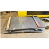 Image 2 : LARGE GROUP OF ASSORTED STEEL FABRICATING MATERIAL -(7) 6FT X 12FT METAL SHEETS, (15) 24FT X 3" X 3"
