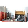 Image 5 : WELDED METAL SHELF UNIT WITH ASSORTED TOOLS, HARDWARE AND SHOP SUPPLIES
