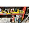 Image 8 : WELDED METAL SHELF UNIT WITH ASSORTED TOOLS, HARDWARE AND SHOP SUPPLIES
