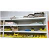 Image 2 : WELDED METAL SHELF UNIT W/CONTENTS - LARGE QUANTITY & ASSORTMENT OF FASTENERS, NUTS,