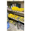 Image 5 : WELDED METAL SHELF UNIT W/CONTENTS - LARGE QUANTITY & ASSORTMENT OF TOOLS, HARDWARE,