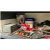 Image 6 : WELDED METAL SHELF UNIT W/CONTENTS - LARGE QUANTITY & ASSORTMENT OF TOOLS, HARDWARE,