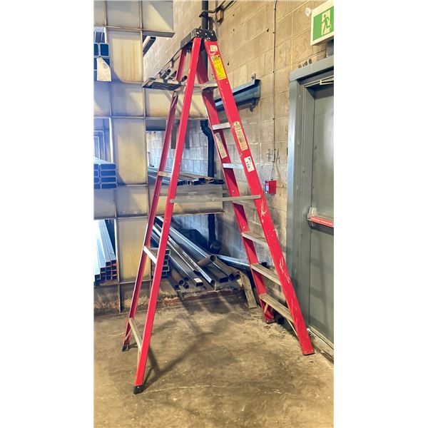 PROLITE 8FT FIBERGLASS & ALUMINIUM 225 LBS. CAPACITY STEP LADDER