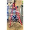 Image 1 : PROLITE 8FT FIBERGLASS & ALUMINIUM 225 LBS. CAPACITY STEP LADDER