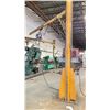 Image 3 : 1000 LBS. CAPACITY SWING ARM JIB CRANE - APPROX. 15FT HIGH WITH 16FT ARM