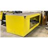 Image 1 : HEAVY DUTY STEEL WORK TABLE - APPROX. 120" ACROSS X 45" WIDE X 39" HIGH