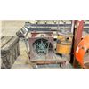 Image 1 : GROUP OF ITEMS INCLUDING 4 WHEEL METAL CART, WET DRY SHOP VAC  AND INDUSTRIAL SHOP FLOOR FAN
