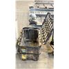 Image 2 : LARGE STANLEY ROLLING PLASTIC TOOL BOX BIN AND ROOM TEMP AND COLD WATER COOLER