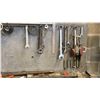 Image 3 : WELDED STEEL WORKBENCH AND MOBILE WORK CART *CONTENTS INCLUDED*