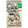 Image 1 : INDUSTRIAL METAL SHOP BIN WITH ASSORTED SCRAP METAL & PALLET OF ASSORTED SCRAP METAL