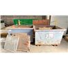 Image 1 : 2 METAL SHOP BINS WITH ELECTRICAL PARTS, BOLTS & ASSORTED ITEMS *CONTENTS INCLUDED*