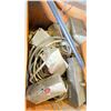 Image 3 : 2 METAL SHOP BINS WITH ELECTRICAL PARTS, BOLTS & ASSORTED ITEMS *CONTENTS INCLUDED*