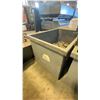 Image 3 : 2 METAL SHOP BINS WITH SPARE PARTS & SCRAP METAL *CONTENTS INCLUDED*