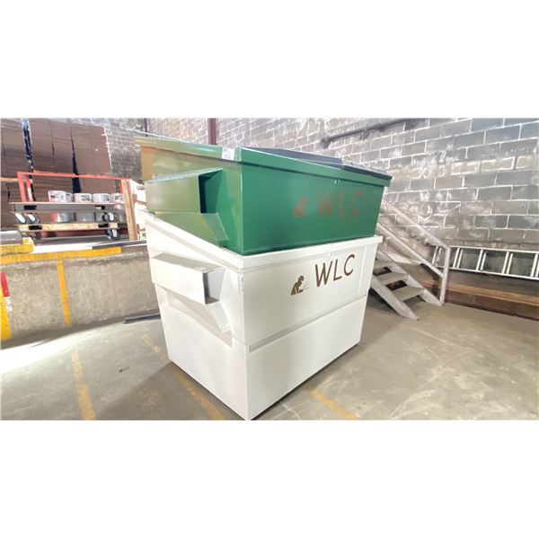 PAIR OF COMMERCIAL GARBAGE DISPOSAL BINS