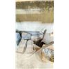 Image 3 : LOT OF ASSORTED ITEMS INCLUDING METAL STANDS, SCRAP METAL, MOBILE CART WITH CONTENTS, BLOWER MOTOR,