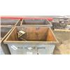 Image 2 : 2 METAL SHOP BINS WITH SPARE PARTS & SCRAP METAL *CONTENTS INCLUDED*