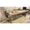 Image 2 : INDUSTRIAL METAL SHOP/WELDERS TABLE WITH CONTENTS