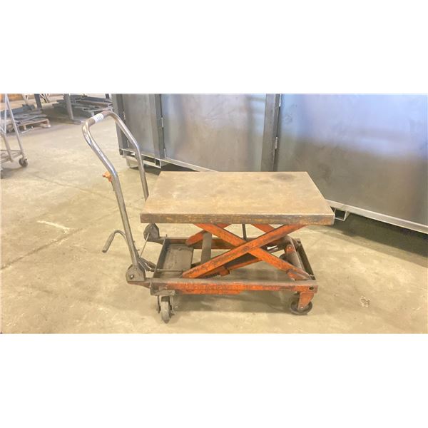 HYDRAULIC LIFT MOBILE PLATFORM DOLLY