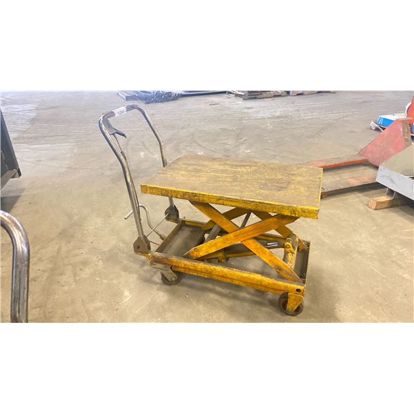 HYDRAULIC LIFT MOBILE PLATFORM DOLLY