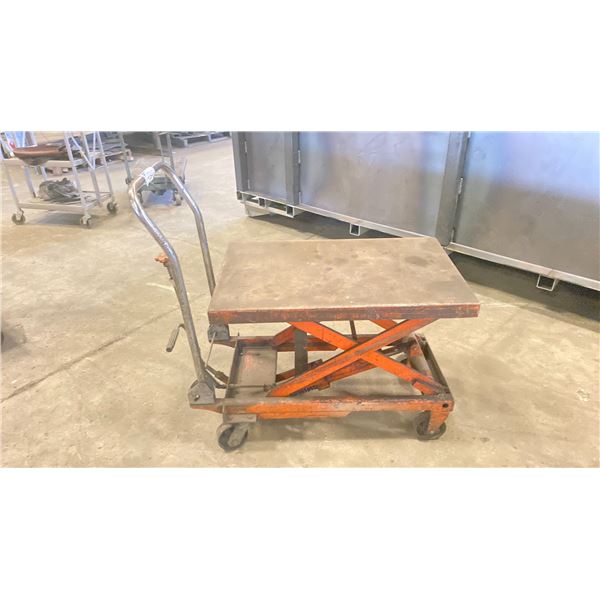 HYDRAULIC LIFT MOBILE PLATFORM DOLLY