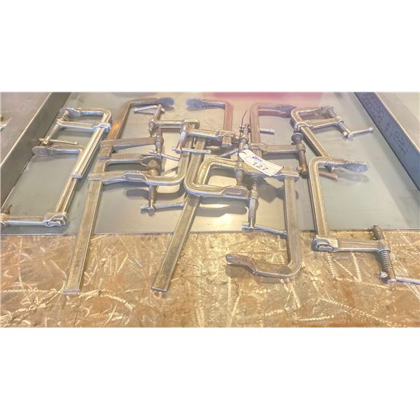 GROUP OF 12 INDUSTRIAL WELDERS C-CLAMPS