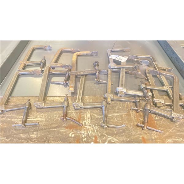 GROUP OF 12 INDUSTRIAL WELDERS C-CLAMPS