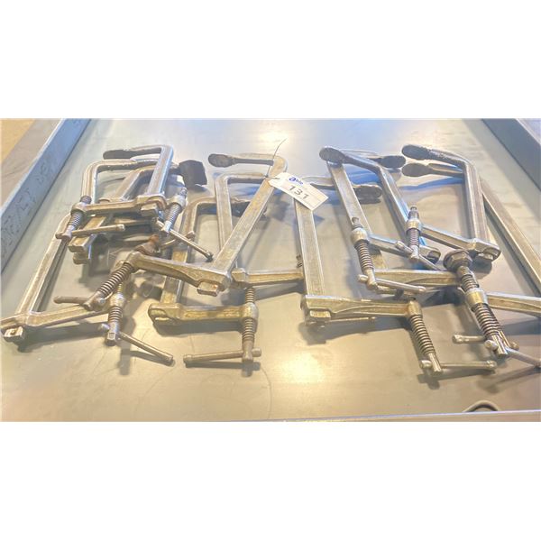 GROUP OF 12 INDUSTRIAL WELDERS C-CLAMPS
