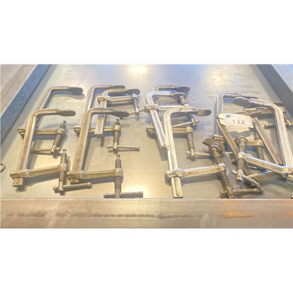 GROUP OF 12 INDUSTRIAL WELDERS C-CLAMPS