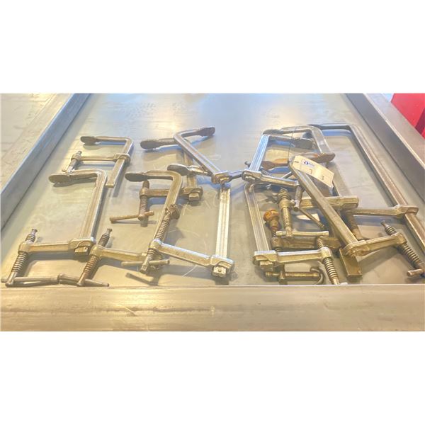 GROUP OF 12 INDUSTRIAL WELDERS C-CLAMPS