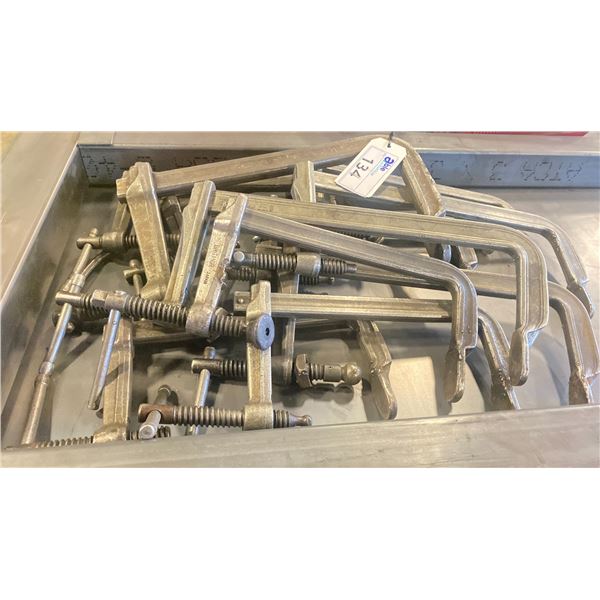 GROUP OF 12 INDUSTRIAL WELDERS C-CLAMPS