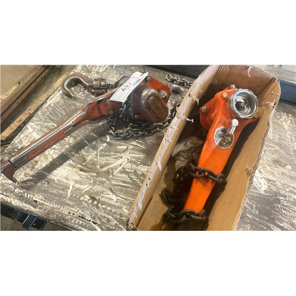 2 LEVER CHAIN HOISTS