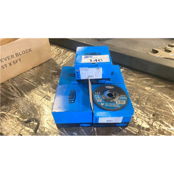 5 BOXES OF TYROLIT PREMIUM GRINDING DISCS