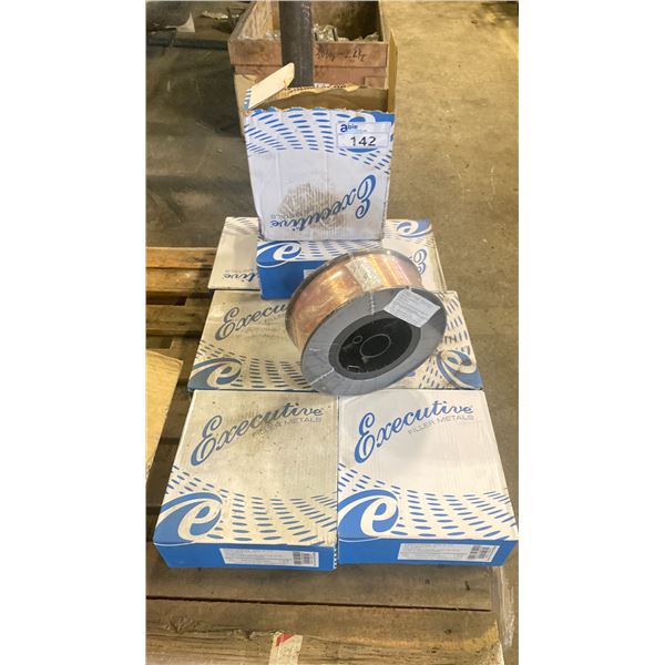8 ROLLS OF EXECUTIVE FILLER METALS MIG 70S-6CC WELDING WIRE