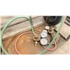 Image 2 : OXY-ACETYLENE WELDING CART W/ TORCH, HOSE LINES & GAUGES