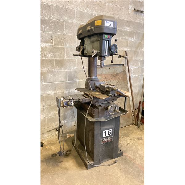 KING INDUSTRIAL VERTICAL INDUSTRIAL 2HP MILL & DRILL MACHINE