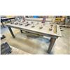 Image 4 : INDUSTRIAL METAL SHOP/WELDERS TABLE WITH CONTENTS