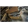 Image 7 : LARGE GROUP OF METAL MATERIAL PARTS AND SOME SCRAP ASSORTED SIZES LENGTHS AND DIMENSIONS