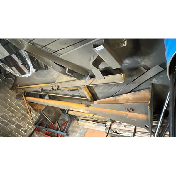 1000 LBS. CAPACITY SWING ARM JIB CRANE - APPROX. 15FT HIGH WITH 16FT ARM