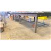 Image 2 : HEAVY DUTY STEEL WORK TABLE WITH 1" THICK TOP X 20' ACROSS X 7' WIDE X 3' HIGH